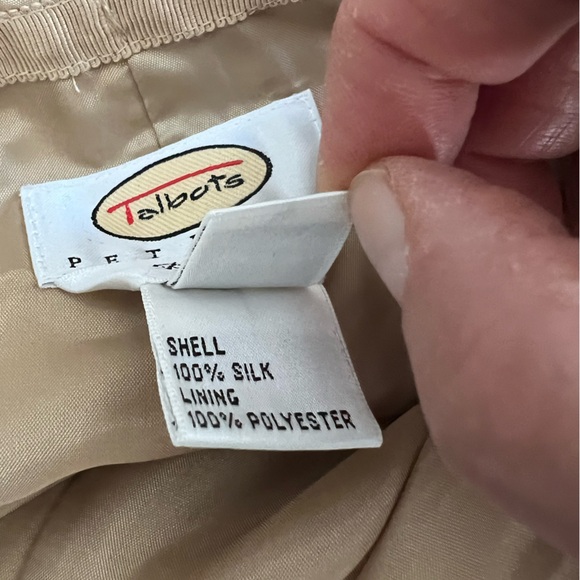 NEW Talbots Silk Pants - Picture 2 of 5